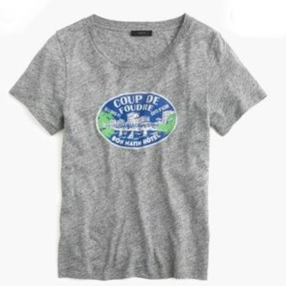 J Crew Coupe de Foudre graphic tee